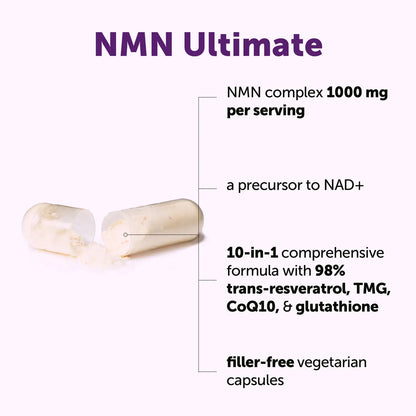 Micro Ingredients NMN 1000mg 10-in-1